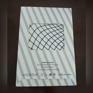 Fishnet Stockings High Waist Tights for Women Sparkle Rhinestone Fishn One Size